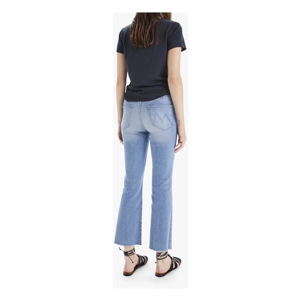 Mother The Hustler Ankle Fray Jeans Raw Hem NWT in Au Revoir size 31 - Picture 15 of 15